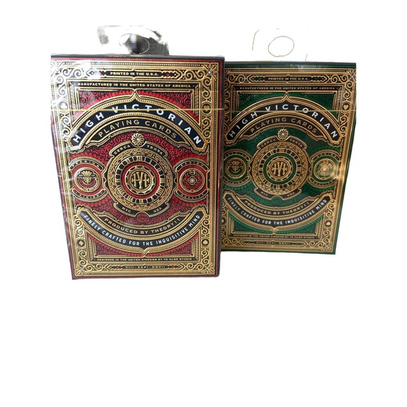 Set of 2 Theory 11 High Victorian Playing Cards poker games - Picture 9 of 9